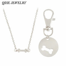 Load image into Gallery viewer, Human Dog Bone Charm Necklace