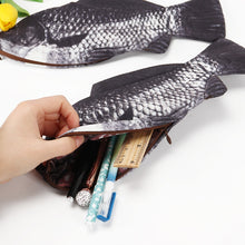 Load image into Gallery viewer, Fish Shaped Zipper Pencil Case