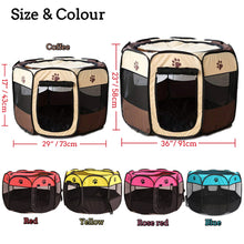 Load image into Gallery viewer, Portable Foldable Pet Playpen