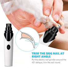 Load image into Gallery viewer, Rechargeable Pet Nail Grinder Dog Nail Clippers Painless USB Electric