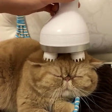 Load image into Gallery viewer, Pet Cats Dogs Paw Head Electric Massager Roller