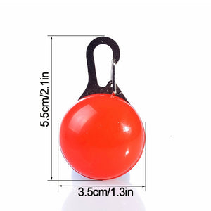Clip on Collar Glowing Pendant