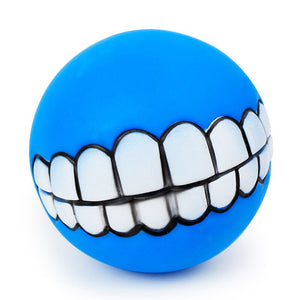 1pcs Cute Pet Ball Toys Puppy Cat Dog Funny Ball Teeth Silicon