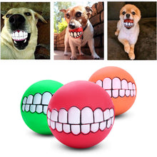 Load image into Gallery viewer, 1pcs Cute Pet Ball Toys Puppy Cat Dog Funny Ball Teeth Silicon