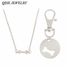 Load image into Gallery viewer, Human Dog Bone Charm Necklace