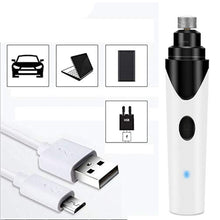 Load image into Gallery viewer, Rechargeable Pet Nail Grinder Dog Nail Clippers Painless USB Electric