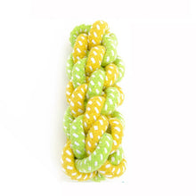 Load image into Gallery viewer, Green Rope Ball Toy for Large Small Dog Cat