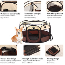Load image into Gallery viewer, Portable Foldable Pet Playpen