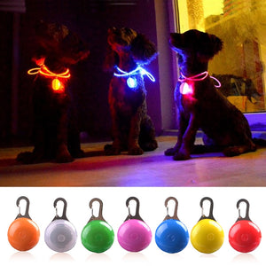 Clip on Collar Glowing Pendant