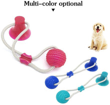 Load image into Gallery viewer, Suction cup dog push toy Interactive fun Pet toy with TPR ball