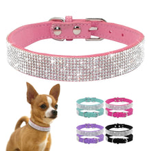 Load image into Gallery viewer, Puppy Cat Collars Adjustable Leather Bowknot