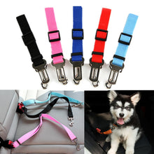 Load image into Gallery viewer, Pets Car Seat Belt Adjustable Harness