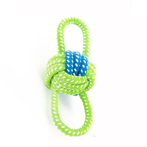 Green Rope Ball Toy for Large Small Dog Cat