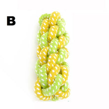 Load image into Gallery viewer, Green Rope Ball Toy for Large Small Dog Cat