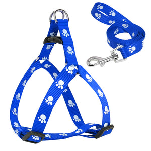 Paw Print Small & Medium Dog Harness