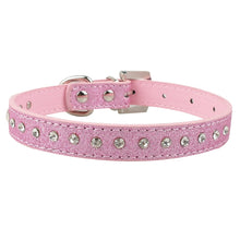 Load image into Gallery viewer, Puppy Cat Collars Adjustable Leather Bowknot