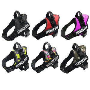 K9 Reflective Harness Adjustable Nylon Collar Vest