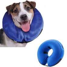 Load image into Gallery viewer, Pet Dog Collar Inflatable Anti-Bite Recovery Neck Protector Surgery Cone