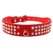 Load image into Gallery viewer, Puppy Cat Collars Adjustable Leather Bowknot