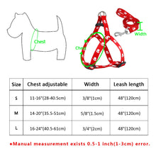 Load image into Gallery viewer, Paw Print Small &amp; Medium Dog Harness