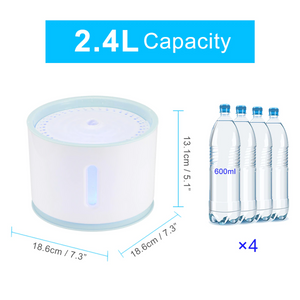2.4L Automatic Pet Cat Water Fountain