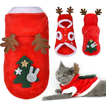Load image into Gallery viewer, Christmas Cat Clothes Small Dogs Cats Santa Costume