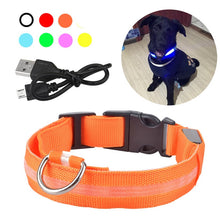 Load image into Gallery viewer, Rechargable Dog LED Flashing Collar