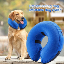 Load image into Gallery viewer, Pet Dog Collar Inflatable Anti-Bite Recovery Neck Protector Surgery Cone