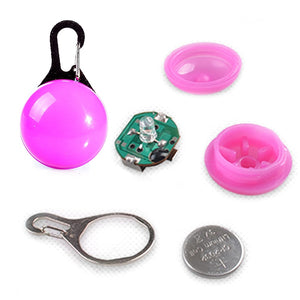 Clip on Collar Glowing Pendant