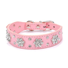 Load image into Gallery viewer, Puppy Cat Collars Adjustable Leather Bowknot