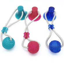 Load image into Gallery viewer, Suction cup dog push toy Interactive fun Pet toy with TPR ball