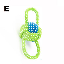 Load image into Gallery viewer, Green Rope Ball Toy for Large Small Dog Cat